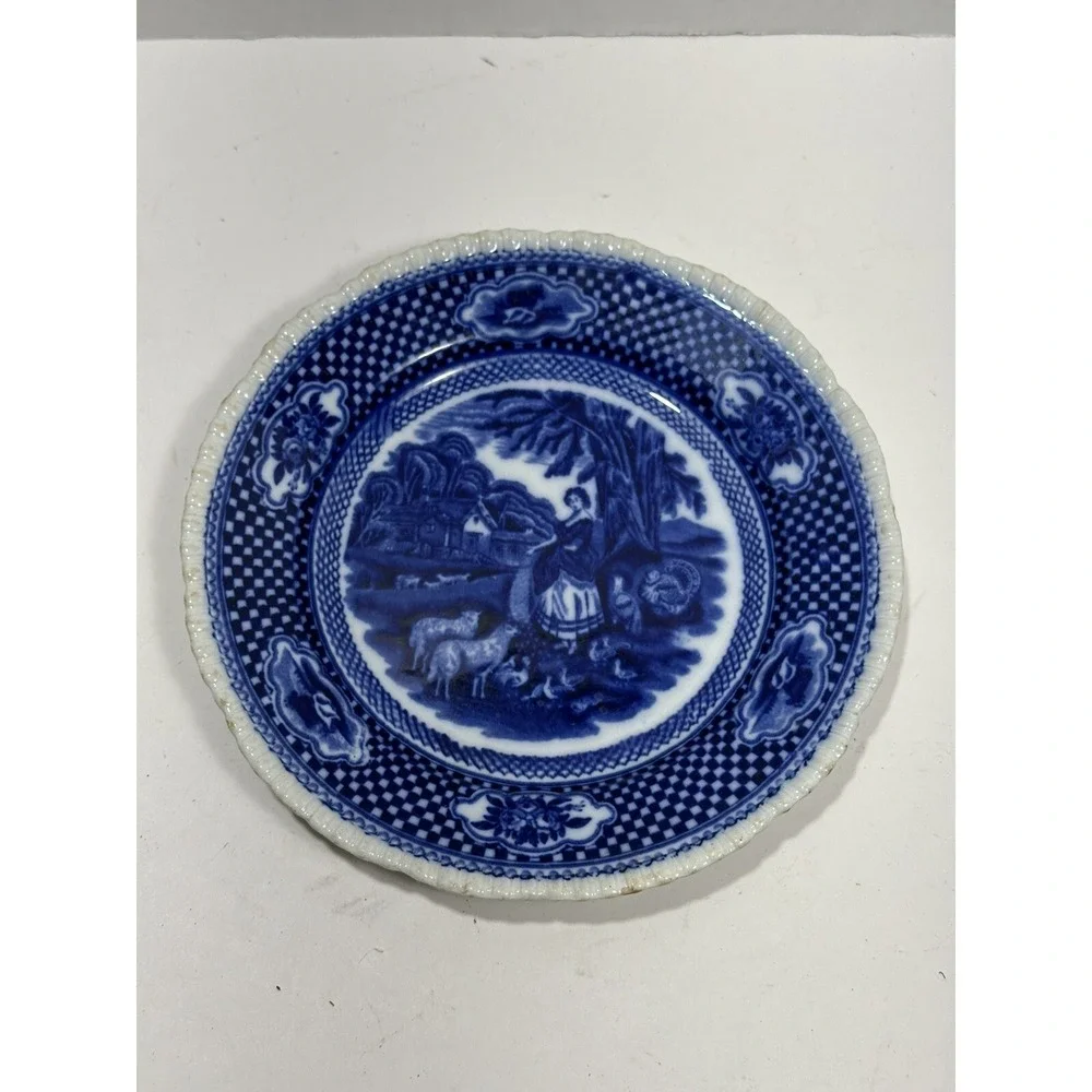 Flow Blue Adams Ironstone 9